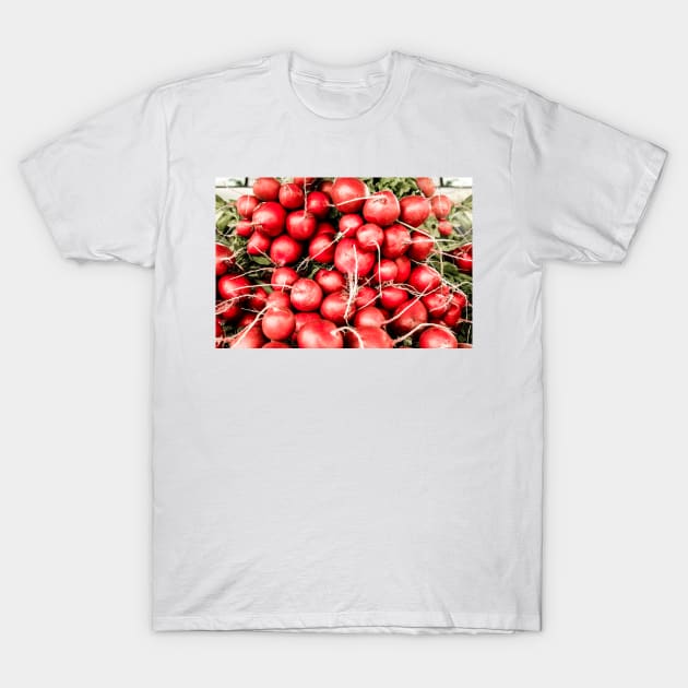 Radishes 1 T-Shirt by Robert Alsop